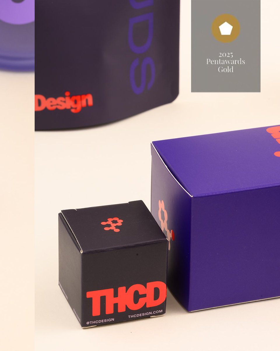 Excited to share that THC Design’s packaging was recognized by the @pentaawards, earning Gold in the Body, Health &amp; Beauty category. A huge honor celebrating thoughtful design, innovation, and craftsmanship across industries.