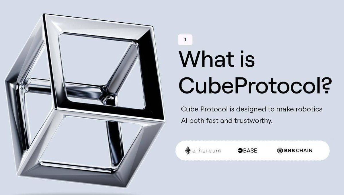 JoshWeb3Tech's tweet image. Timing Is Everything
The stars have aligned:
✅ ZK tech is mature
✅ Robotics market = $375B by 2035
✅ AI systems need verifiable trust
@Cube_Protocol is fusing all 3 — creating on-chain verification for autonomous machines.
Early eyes will be rewarded. 👀