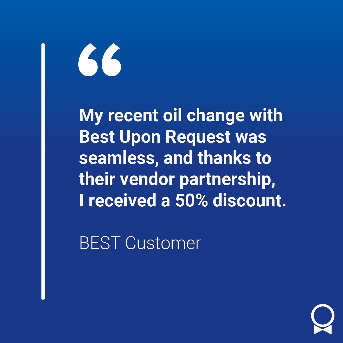 BestUponRequest's tweet image. Family emergencies 👨‍👩‍👧, errands 🛒, the car that still needs an oil change... One of our customers shared her story.