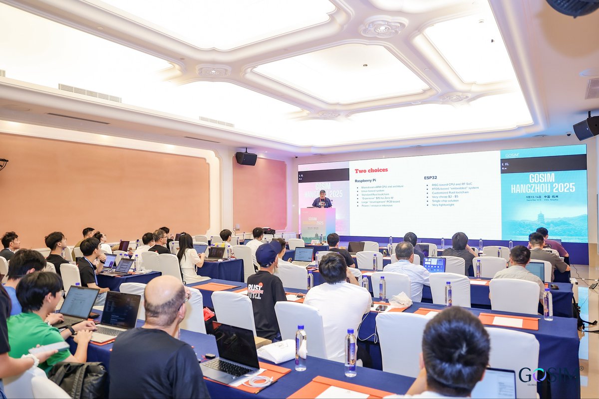At the embedded AI workshop in the Rust Global Conf, students and developers loved EchoKit - an open-source hardware and software toolkit written in <a href="/rustlang/">Rust Language</a> - to build and learn about real-world AI agents. 

🚀 echokit.dev