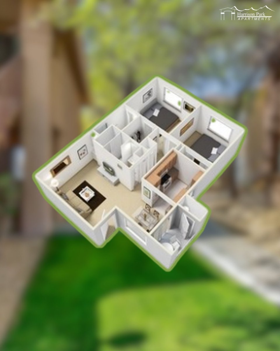 HarrisonPrkApts's tweet image. Spacious layouts made for your lifestyle! 🏡✨ #floorplans #apartmentliving #spacioushomes