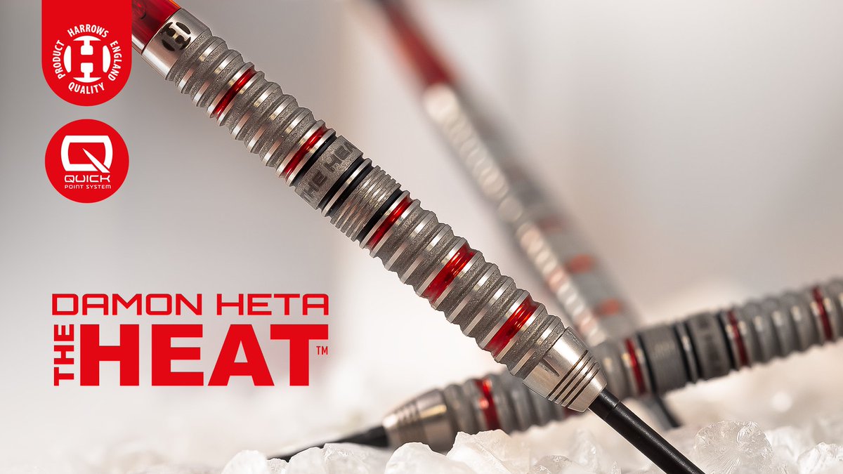 Damon Heta Series 4 has now landed!

You can now get 'The Heat's' new darts for yourselves, complete with the new Quick Point system, allowing you to change your points in seconds!

Explore Damo's new weapons in more detail here 👉 harrowsdarts.com/products/damon…

#QuickPoint
