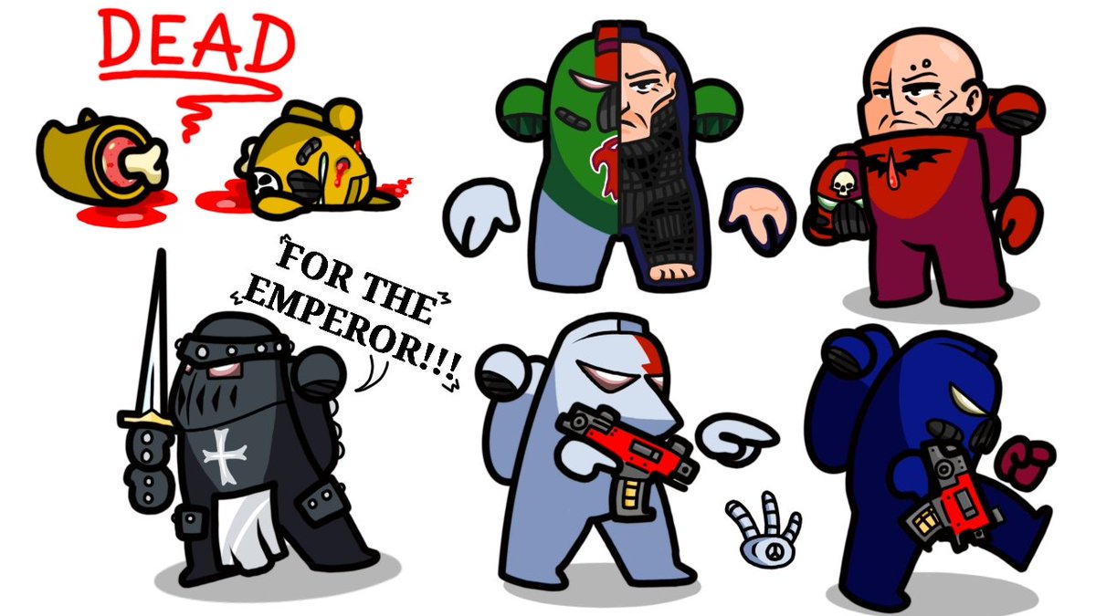 -40k Among Us Doodles-