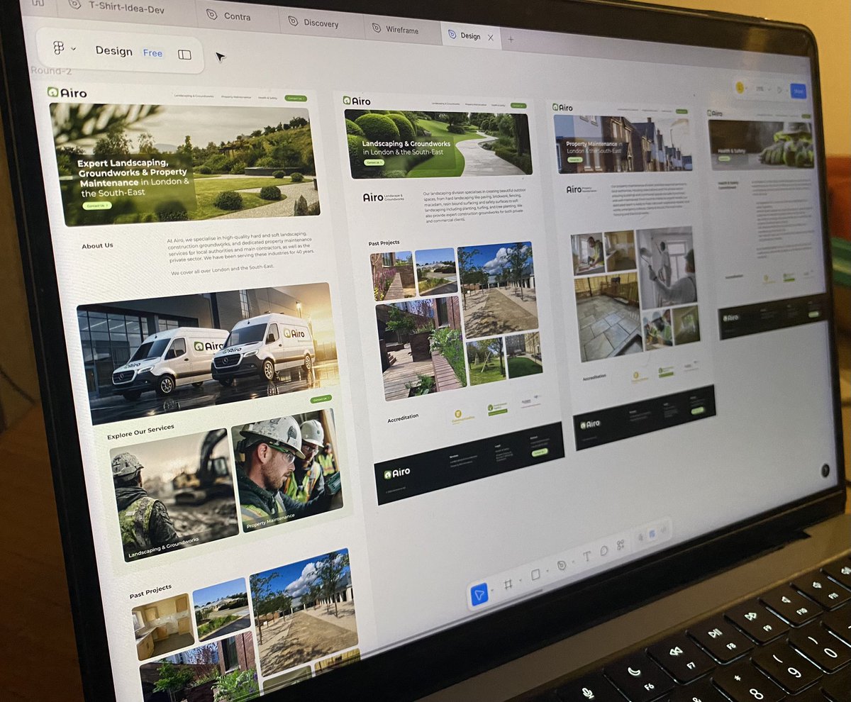 FoleyHello's tweet image. Desktop design 1440px complete ✅

#figma #responsivewebdesign