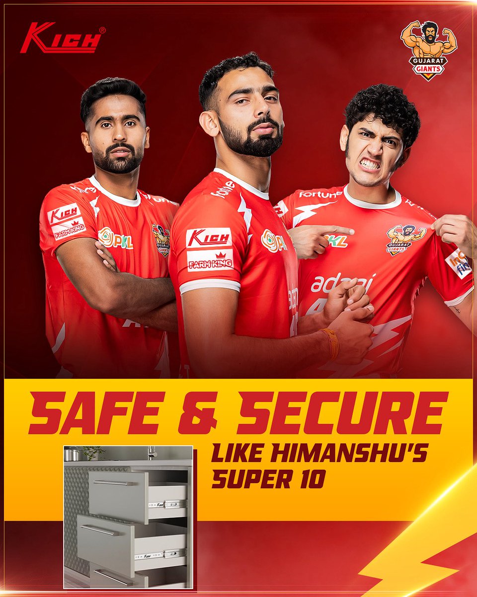 GujaratGiants's tweet photo. Super 10 ⚡
11 solid raids 🔥
1 Giant Himanshu performance
#PATvGG #GujaratGiants #Adani #ProKabaddi #PKL12 https://t.co/2QbiiiUlRL