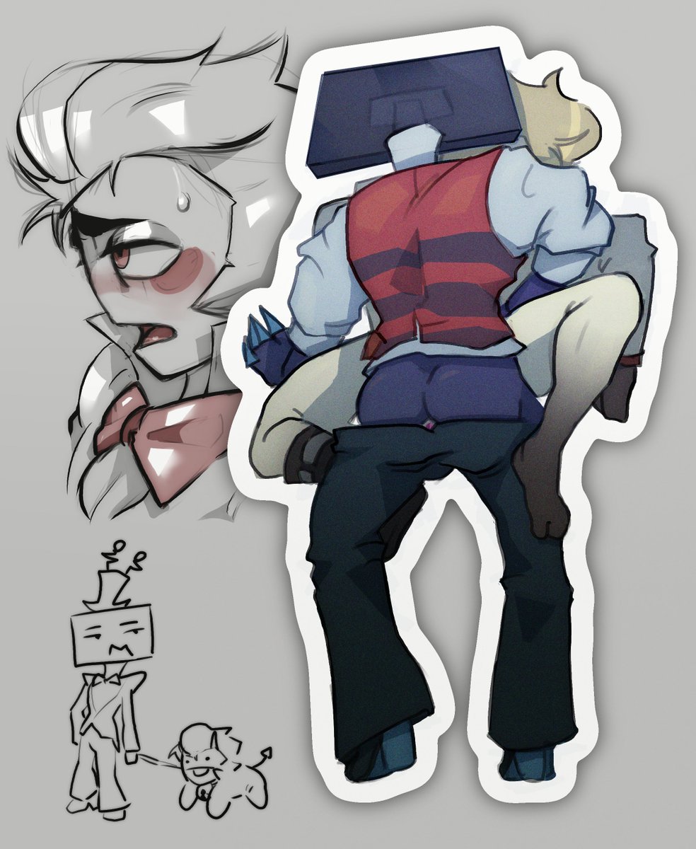 Aerethet's tweet image. 📺🍎
°
#StaticApple #AppleStatic #VoxHazbinHotel #LuciferHazbinHotel