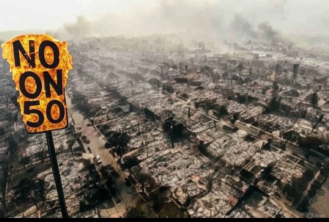 ArmyCastle1's tweet image. Don’t listen to Barry. Vote No On 50.