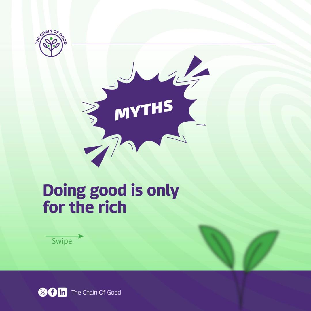 TCOGfoundation's tweet photo. Doing good is a job only for the rich is a complete mythology.
Do you know that a kind word, a helping hand, a shared meal, a smile are also currencies of change too?
Doing good isn’t about how much you have, it’s about how much love you’re willing to give.
#TCOG #DOGOOD https://t.co/uzkmGZrbug