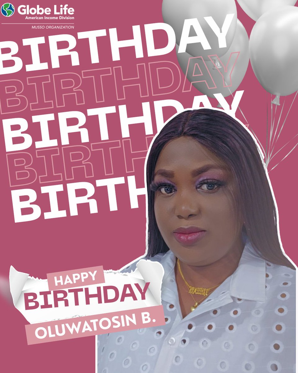 MussoOrg's tweet image. 🎉 Happy Birthday, OLUWATOSIN B! 🎂
Wishing you a year of success, happiness, and growth. 💼💙 🥳Drop a 🎂 in the comments to help us celebrate OLUWATOSIN! 🥳
#HappyBirthday #MussoOrganization #AgentSpotlight #GlobeLifestyle