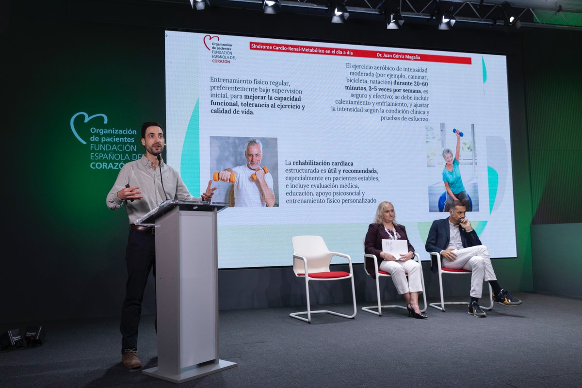 Agradecido a la <a href="/cuidarcorazon/">FEC Corazón</a>  por contar conmigo en el 3.º Congreso de la Organización de Pacientes de la FEC.
Hablamos sobre el síndrome cardiorrenometabólico, su impacto en la sociedad y cómo cuidarnos mejor.
Divulgar y concienciar también es tratar 💙