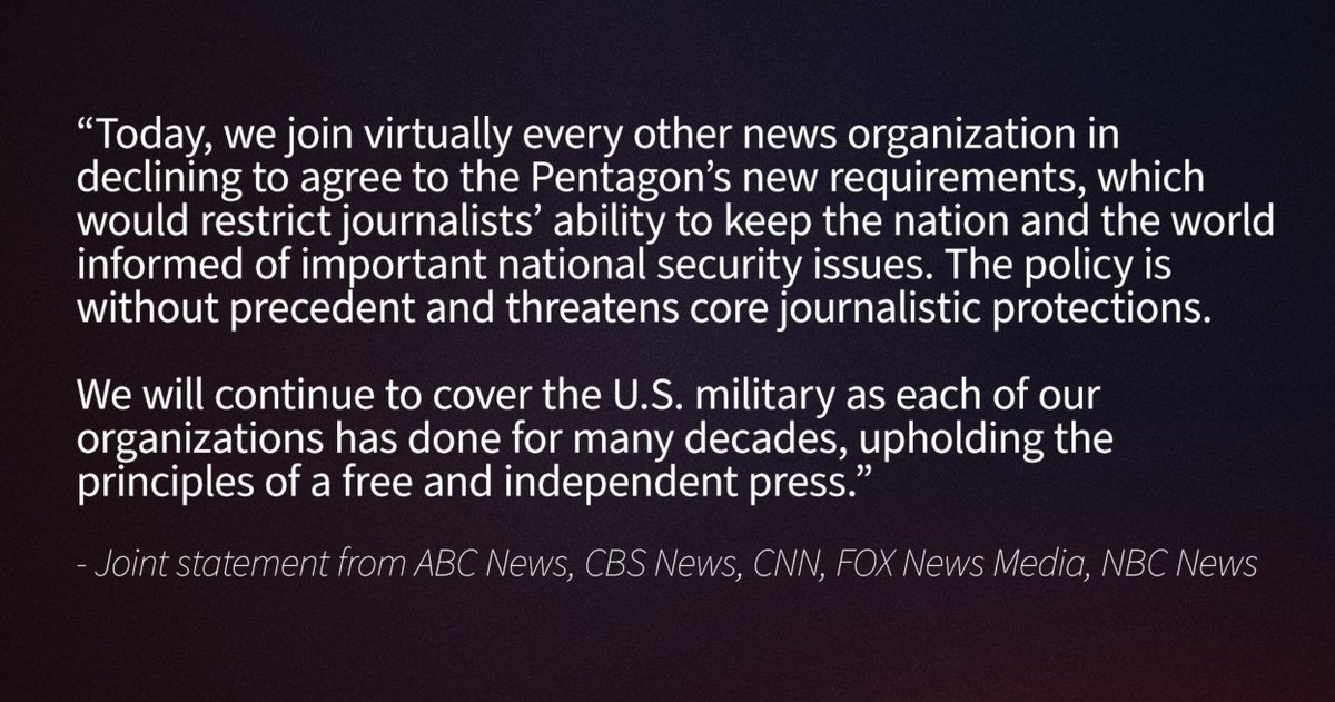 BREAKING: Even Fox News is calling out and rebuking Pete Hegseth and the Trump administration for trying to squash their free speech.