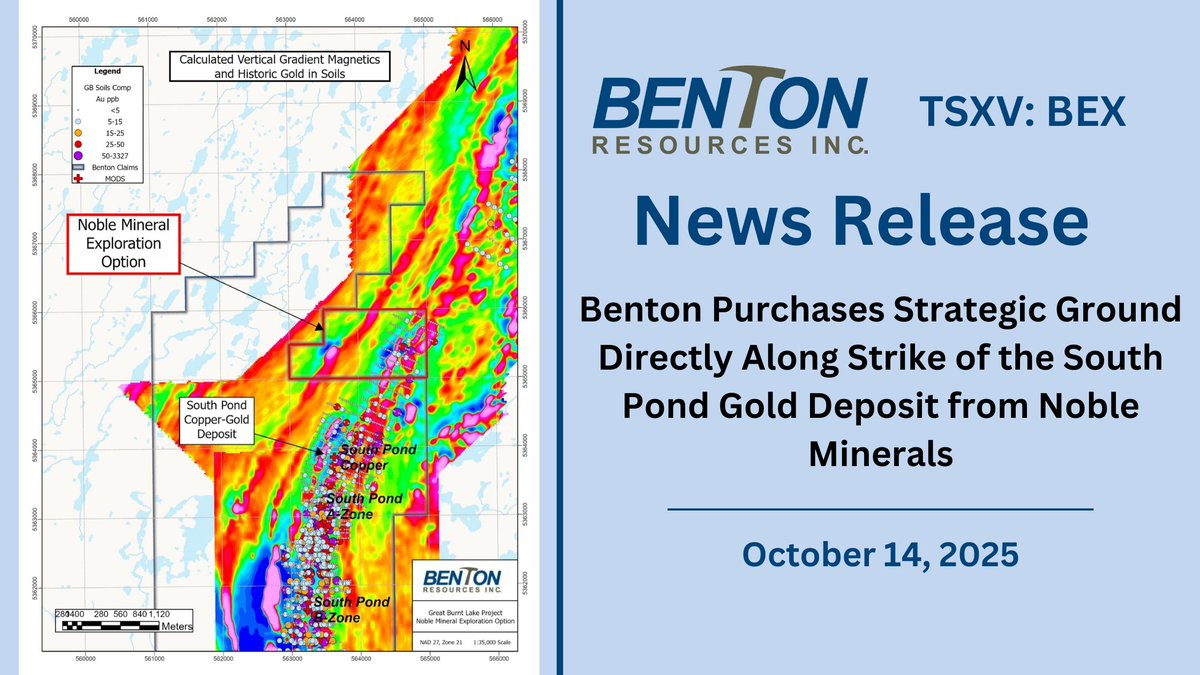 Benton Resources tweet media