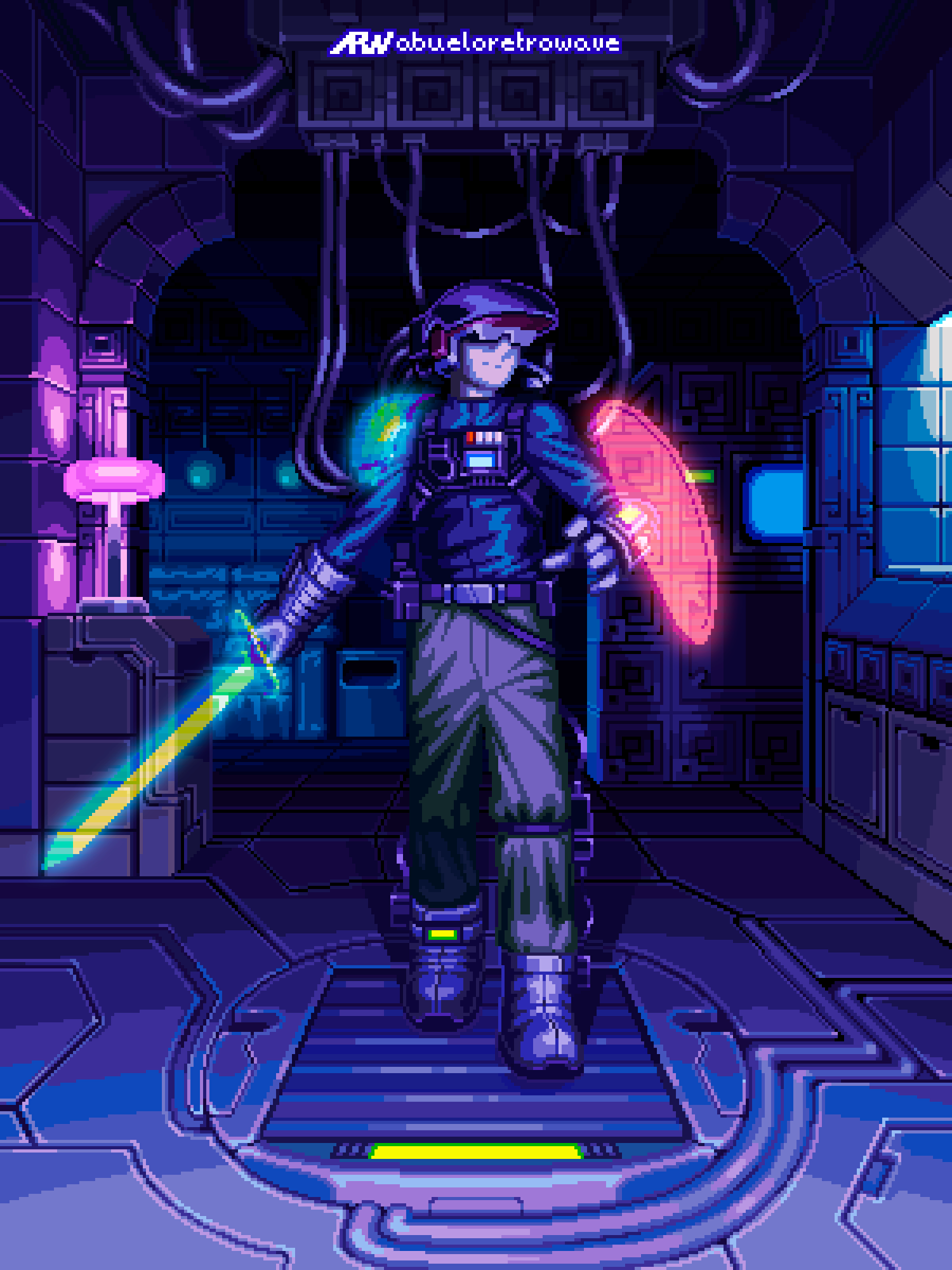 AbueloRetroWave's tweet photo. Hello, it's #PortfolioDay ! i do pixelart 👋👽 https://t.co/SB5ABvMcNR