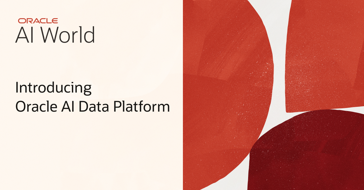 YohannesHM's tweet image. Oracle launches the AI Data Platform to help customers turn data into intelligence, automate business processes, and accelerate innovation—securely and at scale. It’s all about empowering customers to unlock AI’s full potential for real results! #OracleAI #CustomerFirst #AI