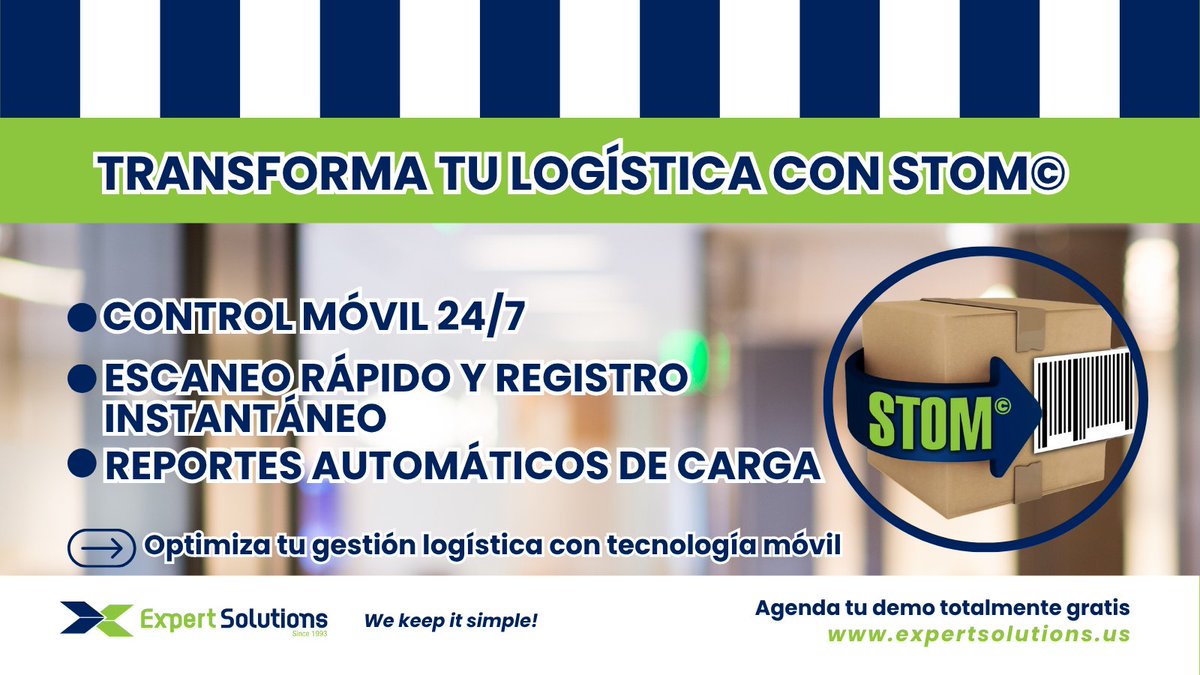 StephyTracking's tweet image. 📲 STOM© Mobile App lleva tu operación logística al siguiente nivel.

 Administra, consulta y gestiona tus envíos desde cualquier lugar.

✅ Control móvil 24/7
✅ Escaneo rápido y registro instantáneo
✅ Reportes automáticos de carga

🚀 Optimiza tu gestión logística con…