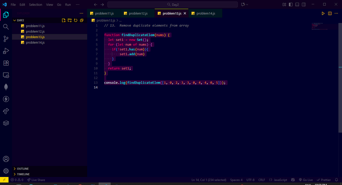 CoderAnand's tweet image. Day 25 of my DSA journey! 🚀 Solved 3 array problems today. Learned how to use Set to get unique values and practice adding/checking values. Small steps, big progress! 💪
#JavaScript #Arrays #Coding
