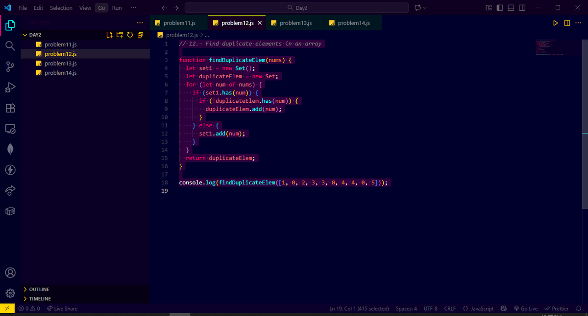 CoderAnand's tweet image. Day 25 of my DSA journey! 🚀 Solved 3 array problems today. Learned how to use Set to get unique values and practice adding/checking values. Small steps, big progress! 💪
#JavaScript #Arrays #Coding