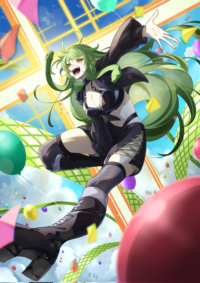 🗿🐍 HAPPY 2 YEARS 🐍🗿

I can't believe it's been two years since my debut !! Thank you for the laughs, raging, and yall making my dreams come true. 

Yall are my dream, and I hope I can help your climb to your dreams even a little easier. Heres to more memories, nerds !! 💚🐍