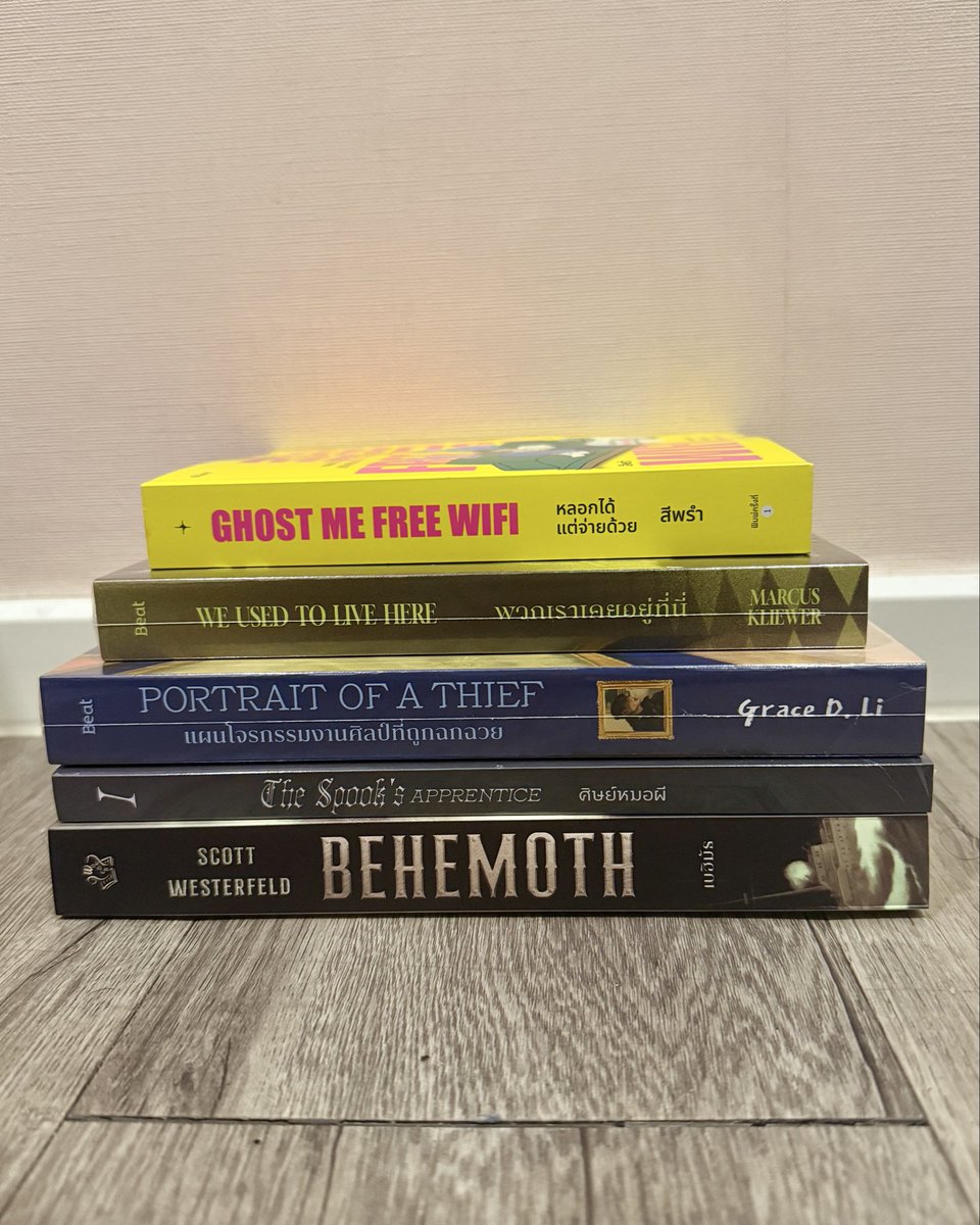 PopperJP's tweet photo. DAY 3 : 13 ตุลาคม 2568
ไปงานหนังสือวันที่สาม ได้หนังสือเพิ่มมาอีก 5 เล่ม รวม 31 เล่ม

[G16] Words Wonder Publishing  (2 เล่ม)
[D16] Biblio (Beat)  (2 เล่ม)
[B46] Shine Publishing  (1 เล่ม)

#มหกรรมหนังสือระดับชาติครั้งที่30 #BookExpo2025 #งานหนังสือ2568 #PopperJP #MyLibrary 😅 https://t.co/G40Sv1HpcL
