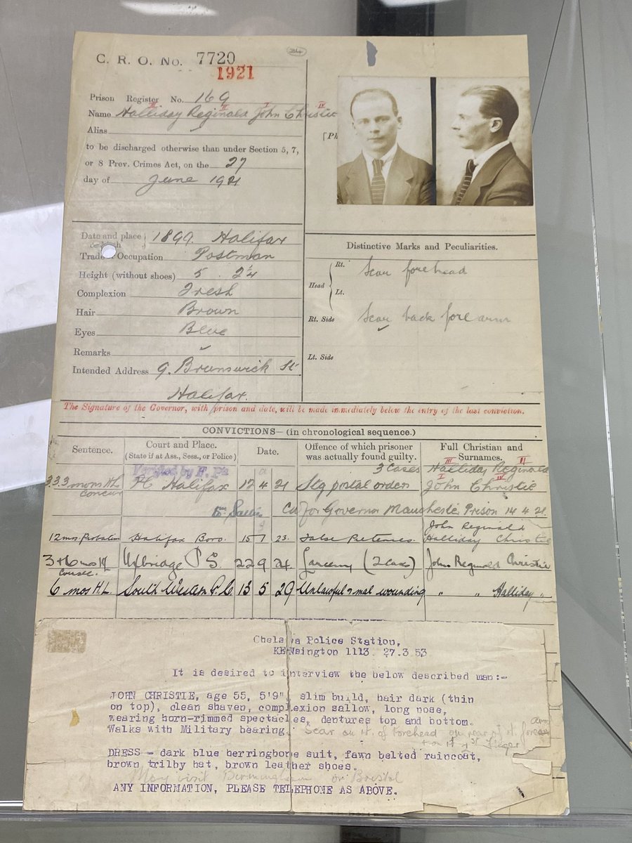 2/2 Notoriously, her husband Timothy was executed for the murder, but later their landlord John Reginald Christie was discovered to be a serial killer. Evans was posthumously pardoned in 1966 and 10 Rillington Place has long since been torn down. #crimemuseum #rillingtonplace