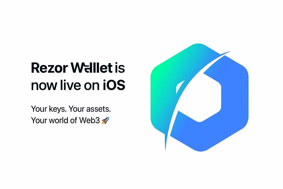 Abuchi55764796's tweet image. The wait is finally over 🎉
After much anticipation, Rezor Wallet is officially LIVE on iOS! 🚀
Apple users — your Web3 experience just got a major upgrade.

Your keys, your assets, your freedom.

👉 Download now:
🔗 apps.apple.com/in/app/rezor-c…

#Rezor #Wallet #iOS #Crypto #Web3