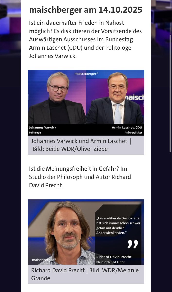 Liane Bednarz (@l_bednarz) on Twitter photo Das Verlangen von <a href="/maischberger/">Maischberger</a> nach Putin-Appeasern wird immer maßloser u. gerät offenbar außer Kontrolle. Nach Lafontaine letzte Woche sitzen heute mit Varwick und Precht gleich zwei davon bei ihr. Und Laschet, der vor der Invasion auch dazu zählte. Auf Gebührenkosten. Warum? Das Verlangen von <a href="/maischberger/">Maischberger</a> nach Putin-Appeasern wird immer maßloser u. gerät offenbar außer Kontrolle. Nach Lafontaine letzte Woche sitzen heute mit Varwick und Precht gleich zwei davon bei ihr. Und Laschet, der vor der Invasion auch dazu zählte. Auf Gebührenkosten. Warum?