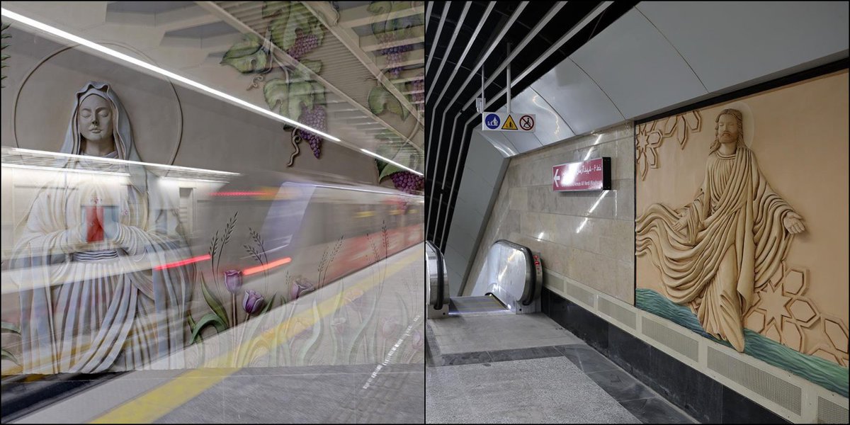 DrStrangetwit's tweet image. Holy Mary metro station opens in Tehran, next to Saint Sarkis Cathedral (not included in the pictures below below), one of 650 active churches in Iran
Despite the ruling regime, Christianity is spreading in Iran faster than any other country in the world
crossway.org/articles/how-iโฆ