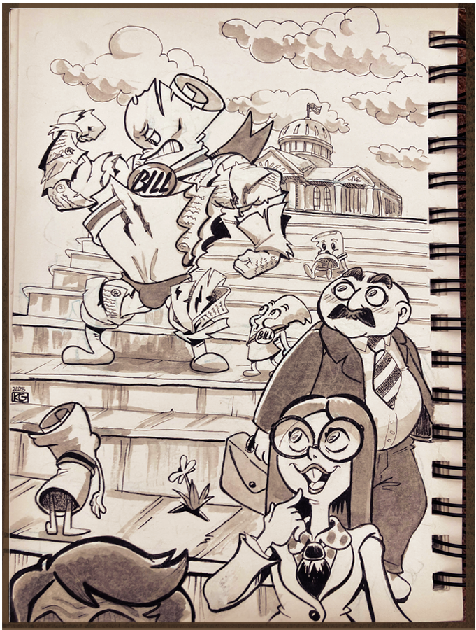 DAY 12- Shredded
Yo, is that bill juicin’??

#inktoberday12 #inktoberday12shredded #inktoberday12shredded2025 #inktober2025 #inktober #kozispoonart #kozispoon #kozispoonartsu #toons