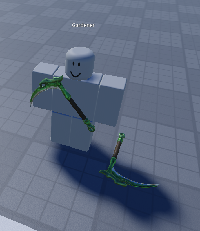 SnpBck2Rlty's tweet image. The Gardener,  #robloxart #RobloxDev #3dmodelling #gamedev #blender #indiedev