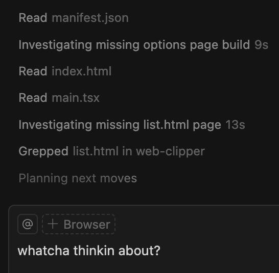 when cursor has been running for 10+min