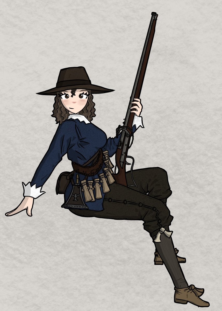 rookart44's tweet image. It's #PortfolioDay !
My name is Rook, and I like to draw historical military ladies.
The main time period I focus on is the English Civil War. As well as many other time periods during Englands history.