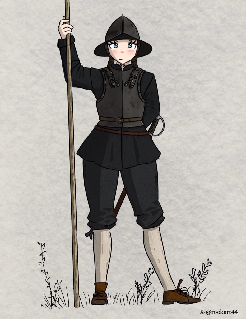 rookart44's tweet image. It's #PortfolioDay !
My name is Rook, and I like to draw historical military ladies.
The main time period I focus on is the English Civil War. As well as many other time periods during Englands history.
