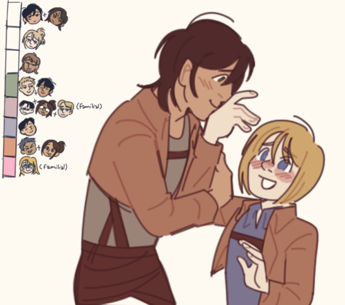 original draft was not appropriate for main so i drew something very sweet instead. cannot draw worth a damn tho