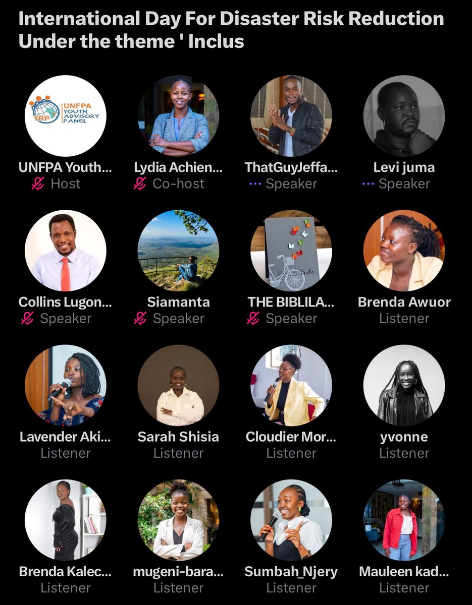 Young people can champion to new innovation, advocacy, and education, they can raise awareness, influence policies, and push for resilient infrastructure that can withstand disasters. #UNFPAYAPtotheworld
#Panelunfpa
#PromotingDRR <a href="/UNFPAKen/">UNFPA in Kenya</a> <a href="/PanelUnfpa/">UNFPA Youth Advisory Panel</a>