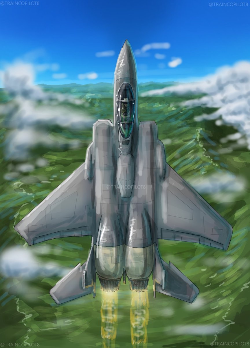 traincopilot8's tweet image. Into the sky

i am SO PROUD of this one
#aviationart #f15c