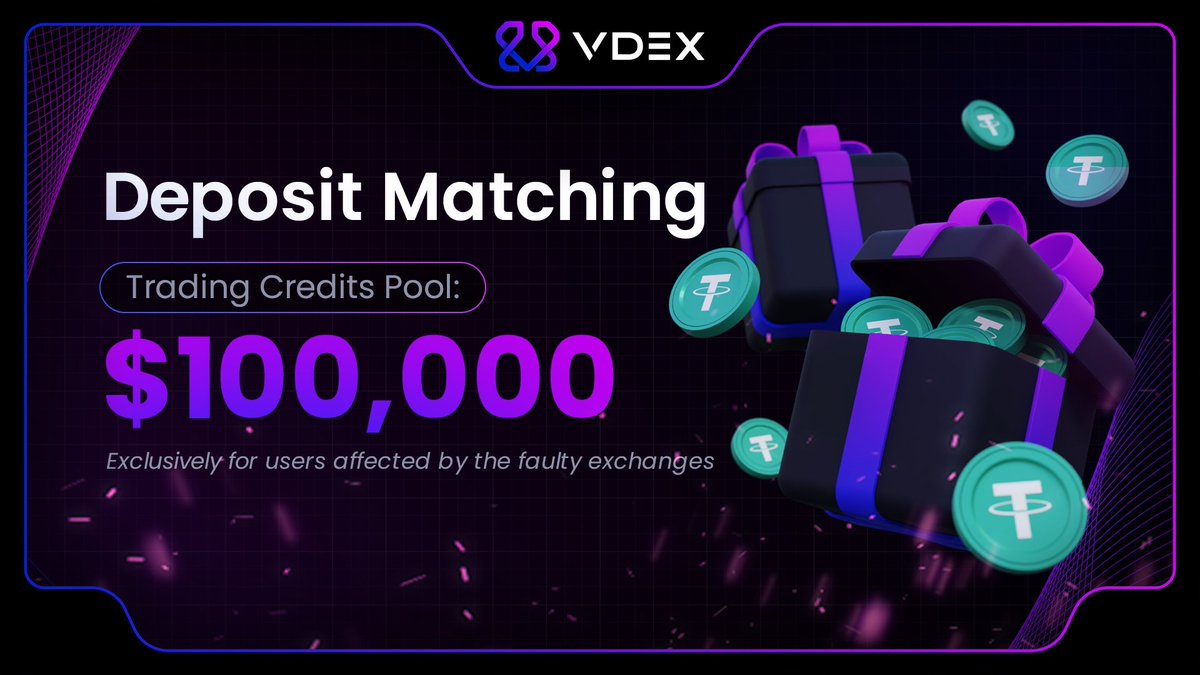 Trade $BTC, $SOL, $GOLD, $ETH, $AVAX, $MON and much more on VDEX.

Traders affected by the strange movements of exchanges can also profit from $100.000,00 in trading credits 👇

Beta acces: app.vdex.trade/?referral=Bosco