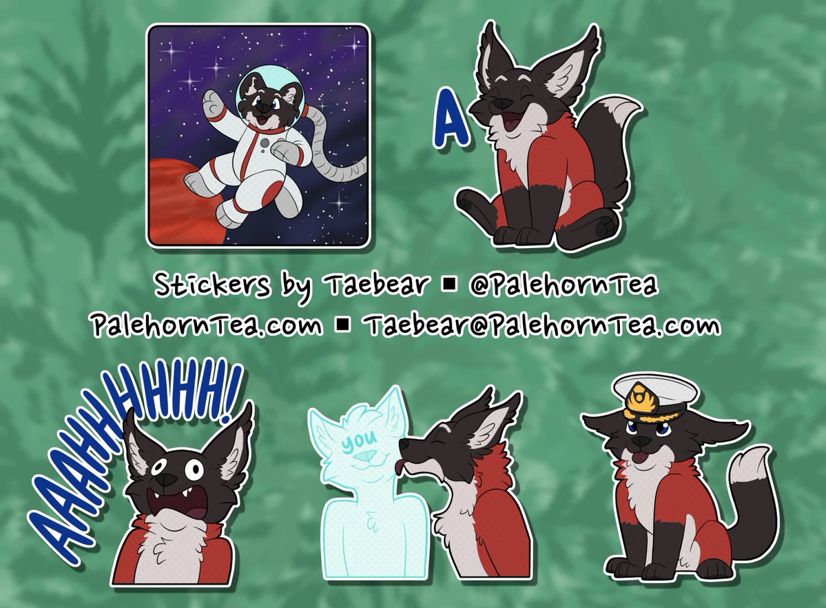 Stickers for FuzzyRaptor!