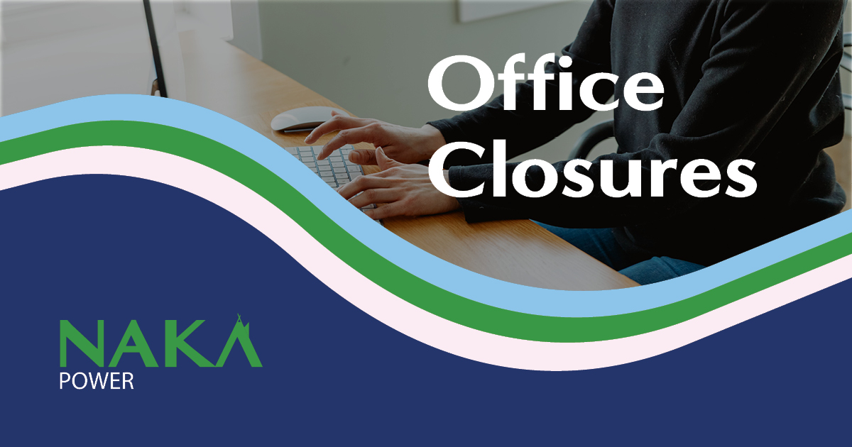 📢 Notice: Temporary Office Closure – Hay River
Our office in Hay River will be closed for walk-ins until November 7. If you need to speak with someone in person, please call to book an appointment at:
📞 867-874-6879
📞 1-800-264-5313
Thank you for your understanding!