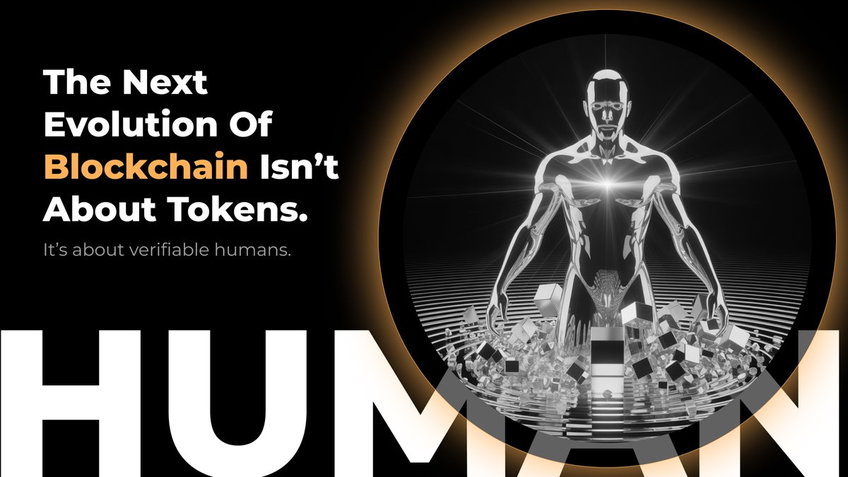 The next evolution of blockchain isn’t about speculation —
It’s about verifiable humans.
HuMan is building the trust layer for the AI era.
#Web3 #AI #DID #HuMan