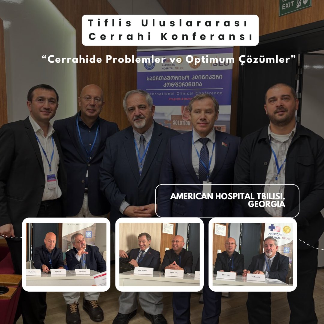 profdr_mkilic's tweet photo. Tiflis’te Uluslararası Cerrahi Konferansı -

#SurgeryConference #Tbilisi #TransplantSurgery #MedicalInnovation #MuratKılıç #AmericanHospitalTbilisi https://t.co/Xk3ENaVTWq