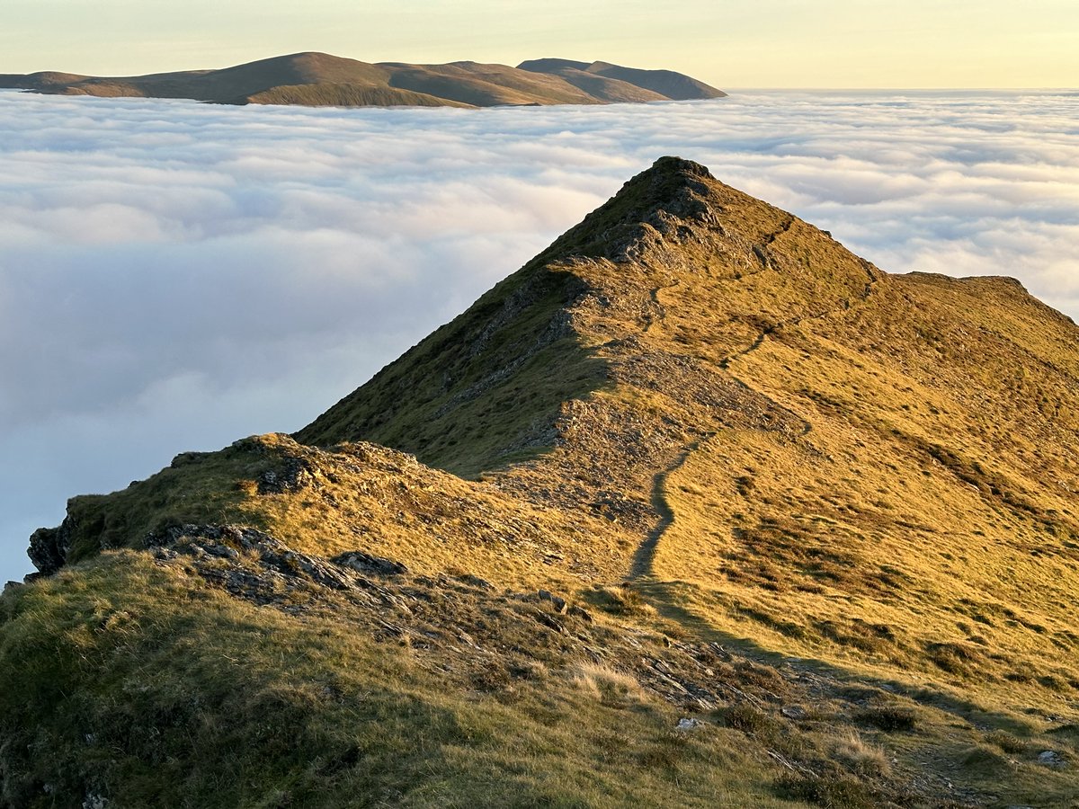 MetRyan96's tweet image. Madness 

I estimated the top of the cloud before heading out to be around 700m, it was 710/720m 😁

Descended a bit while I was up here

#LakeDistrict