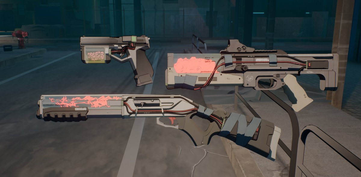 ohle_mathiebe's tweet image. It´s #PortfolioDay!
By day i work on @Aftrlife_game our Anime shooter
By night i work on @Machina_Bellum helping studios up there Hardsurface visuals.
For both I am delivering the hottest guns in the industry.