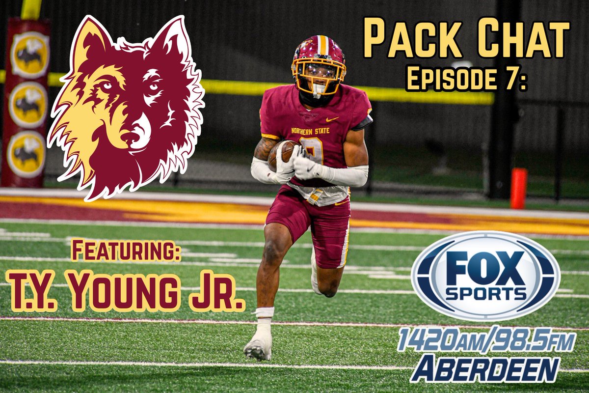 This upcoming Saturday, we’ve got our next installment of “Pack Chat!” We’ll sit down with one hero’s from this last Saturday night against MN-Duluth, <a href="/TaseanYoung9/">T.Y.9️⃣</a> for <a href="/NSUWolves_FB/">Northern State Football🐺 🏈</a>! A great discussion comes your way at halftime on SAT vs. SMSU on <a href="/FoxSports1420AM/">Fox Sports Aberdeen</a> &amp; 98.5!