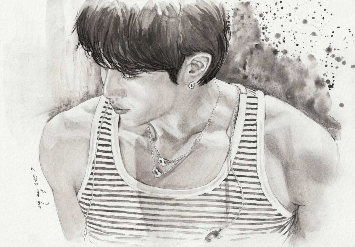 The shoulders take it!

Next .... 😈😈😈

#btsfanart #artcalendar