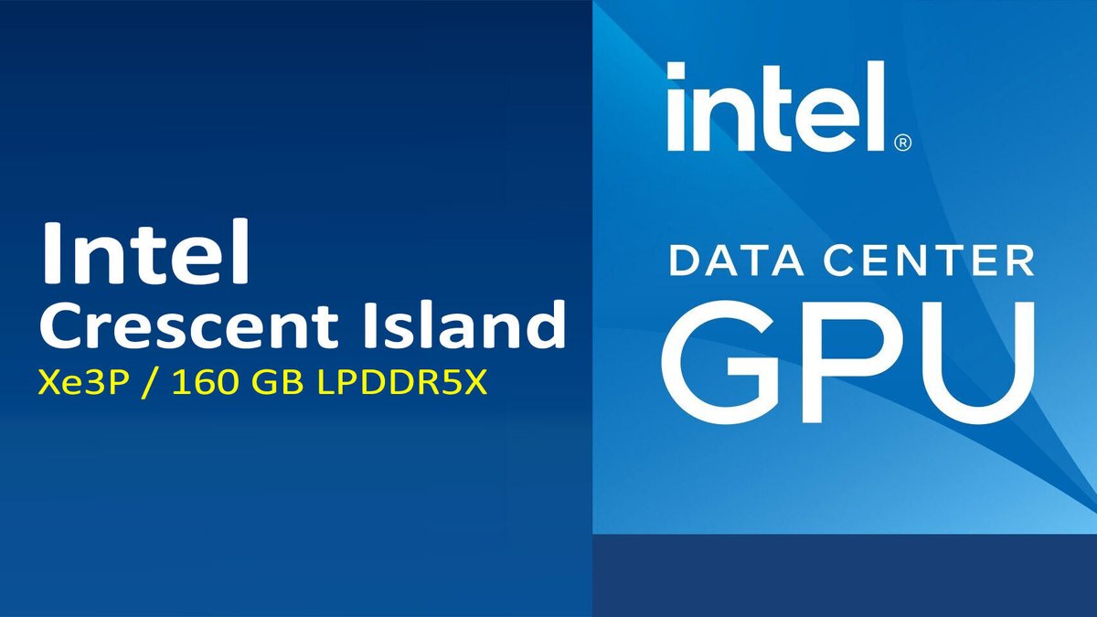 Intel Unveils Crescent Island Data Center GPU with Xe3P Architecture and 160 GB of Memory tpu.me/hjgk
