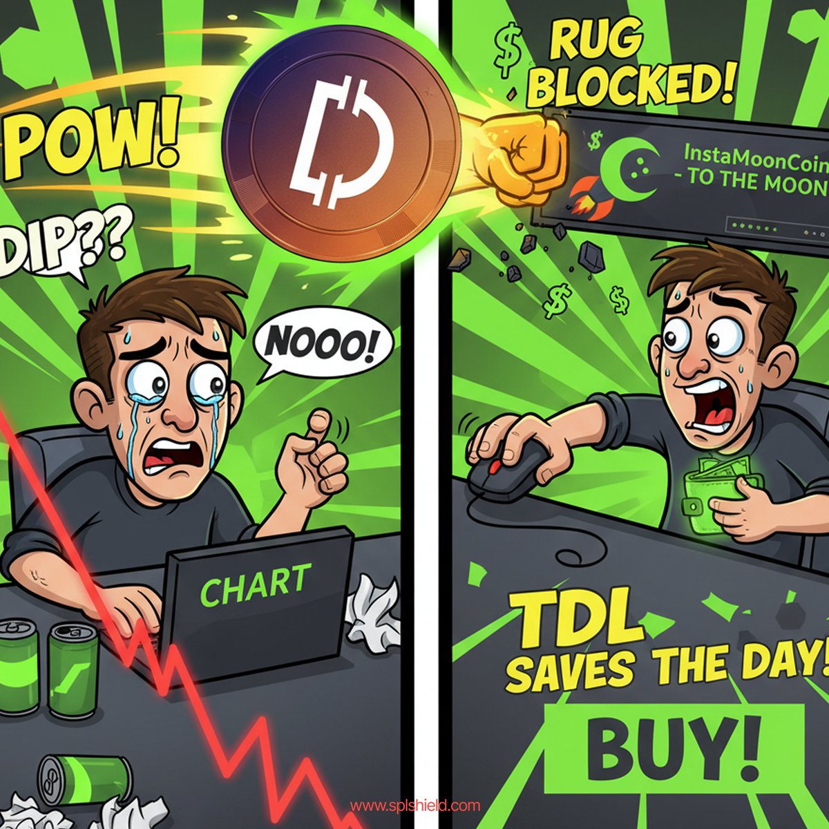 splshield's tweet image. Your $10K liquidation was caused by price. Your next $10K loss doesn't have to be caused by a rug pull. We protect against the preventable human factor. That's TDL utility.

#PreventableRisk #RugPullProof #CryptoLosses #SolanaScams #TDLUtility #HumanFactor #SecurityAudit