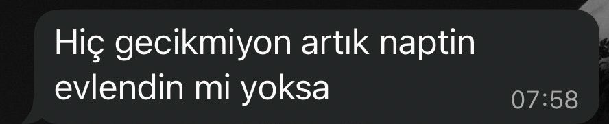 1 haftadır işe geç gitmiyorum.