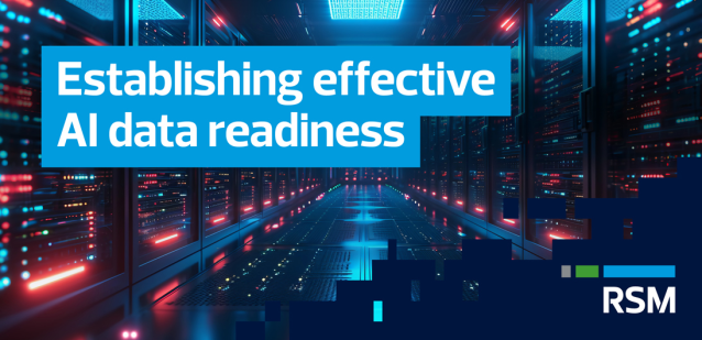 hthasan's tweet photo. Prepare your data for AI excellence. RSM's latest insights reveal how a strategic data readiness plan can help your organization enhance productivity and unlock AI's transformative potential. Learn more. https://t.co/lkQ89efX9M https://t.co/uIVIX0X20S