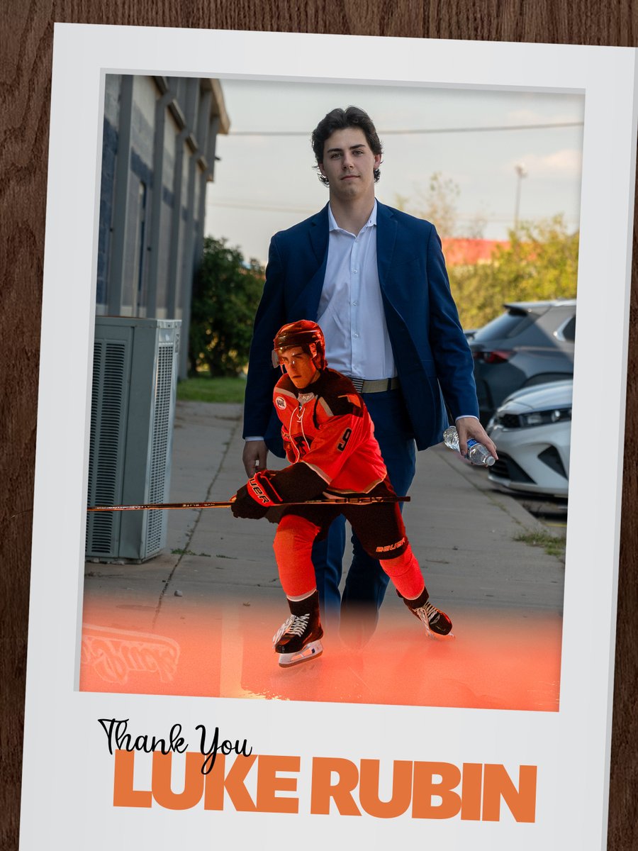 OKWarriors_NAHL's tweet photo. Thank you, Luke, for your love and dedication to #OklahomaHockey!

Best of luck in your career going forward. https://t.co/2WH6GlLc0O