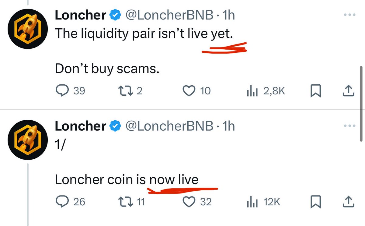 saddman_eth's tweet photo. @LoncherBNB @yodacalls @qquackydd Honestly you have now 2 choices:
Either you make at least a partial refund so everyone sees you understood your mistake and are ready to build further.

OR your launchpad dies, because you are not gonna survive this fud https://t.co/7t2YG8DcVR